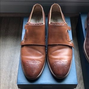 cole haan double monk strap